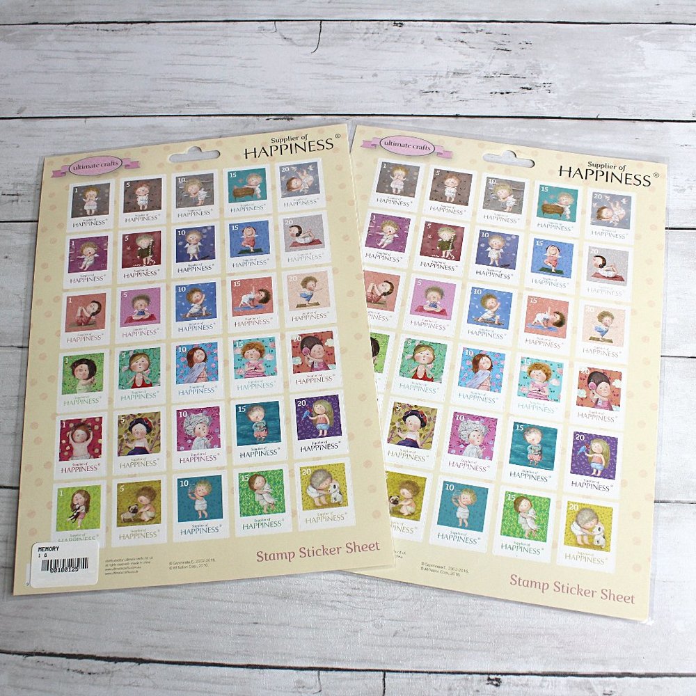 Gapchinska Ukraine Scrapbook Die Cut Stamps Sticker Sheets Craft Lot